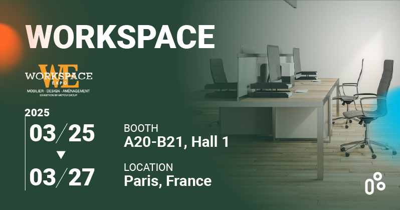 TiMOTION auf der Workspace Expo in Paris 2025 vertreten